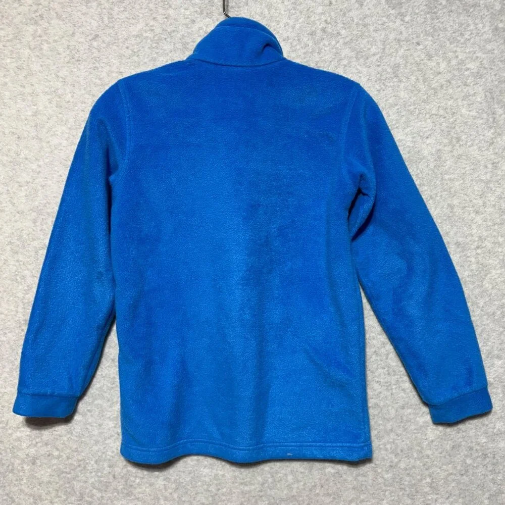 Columbia Fleece Jacket Kids Size M (10/12) Blue Full Zip